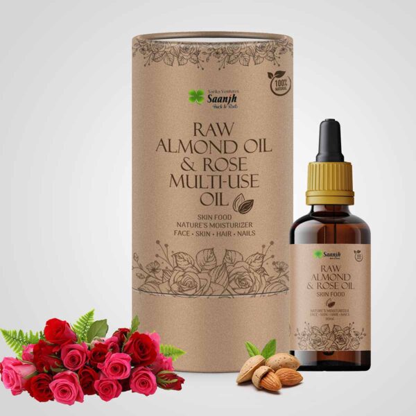Raw Almond Oil & Rose Multi-Use Oil
